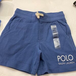 Polo Children’s periwinkle blue drawstring elastic waist 100 % cotton brand new
